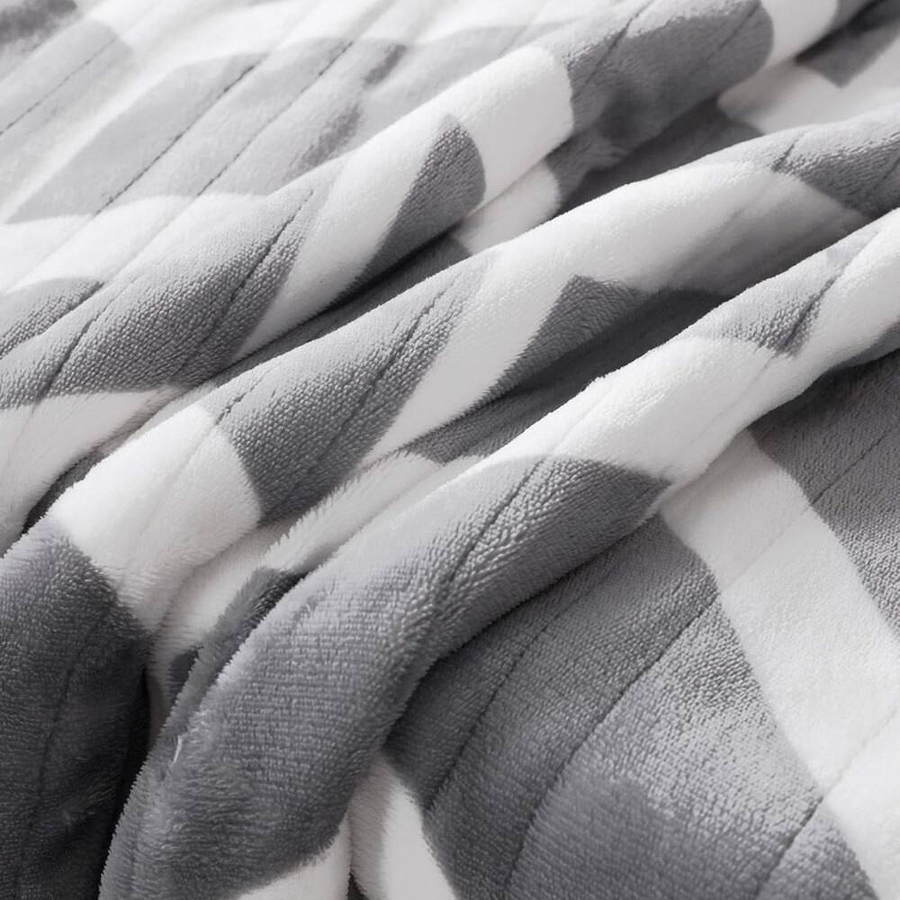 Electric Blanket Heated Throw, 50x60, 5 Levels, 3 Hours Auto Off, ETL & FCC Grey - Picture 7 of 8